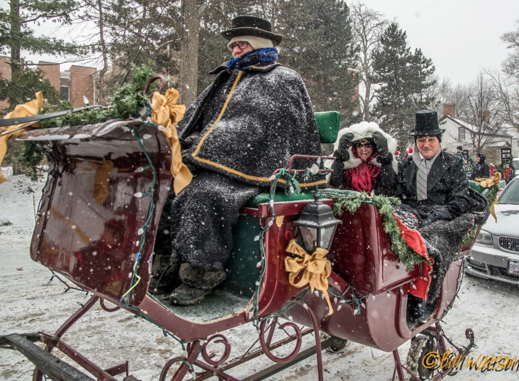 Santa Claus parade - horse and sleigh