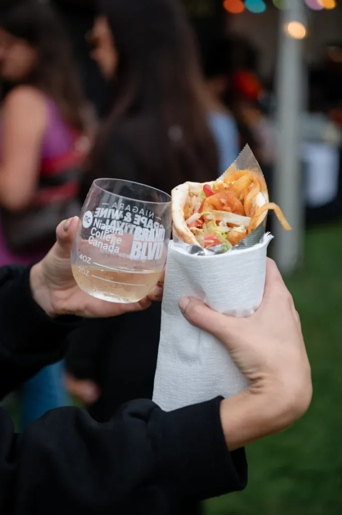 Food at the Niagara Grape and Wine Festival