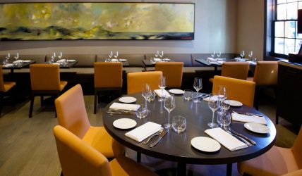 Treadwell Restaurant interior table setting